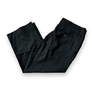 Ted Baker London Women's Black Two Tone Stripe Dress Pant Trousers ~14